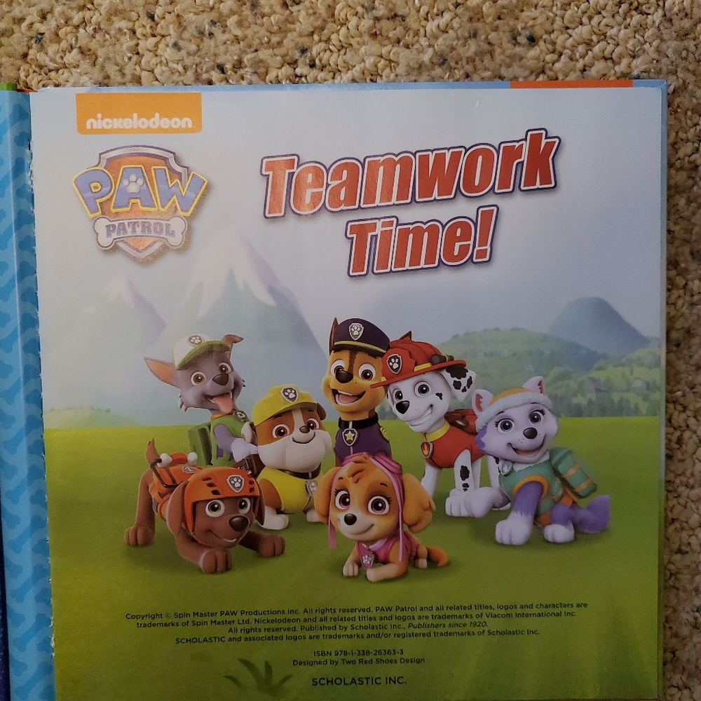 Paw Patrol Teamwork Time Hardcover Book - Picture 4 of 6